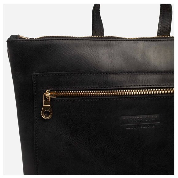 Parker Clay Monogramed Miramar Leather Backpack - NEW main image 7